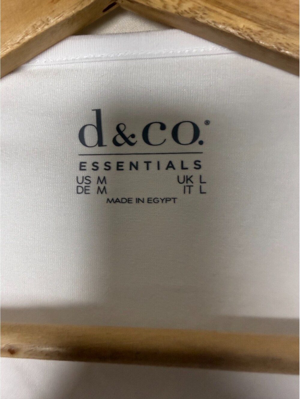 Denim & Co. Essentials So Soft Jersey V-Neck Tank Tops White, Medium - Picture 4 of 7